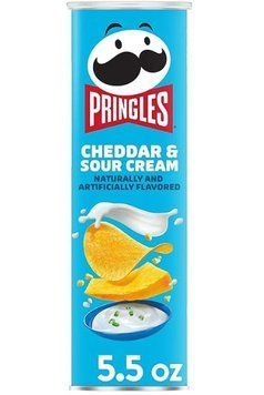 Чипси Pringles Cheddar & Sour Cream &ndash; класичний дует сиру чеддер і сметани 158 г 38973 фото