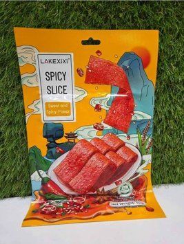Латяо Снек гостро-солодкий Lakexixi Spicy Slice Sweet and Spicy Flavor 92 г 00082/3 фото