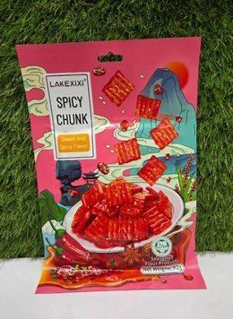 Латяо Снек гостро-солодкий Lakexixi Spicy Chunk Sweet and Spicy Flavor 92 г 00082/1 фото