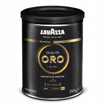 Кофе молотый Lavazza Qualit&agrave; Oro Mountain Grown 100% арабика 250 г в банке с горным характером 30107 фото